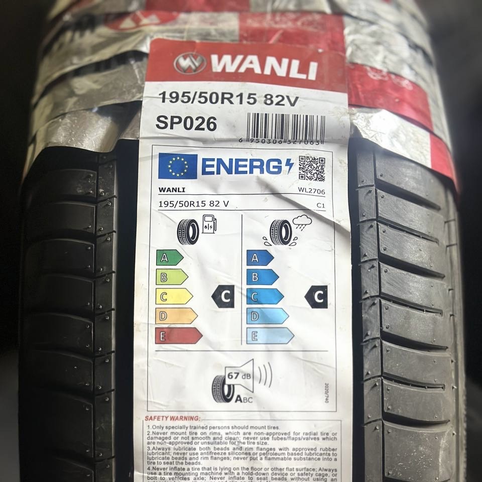 لاستیک WANLI وانلی 195/50/15 SP026 ساخت 2024 (جفتی)
