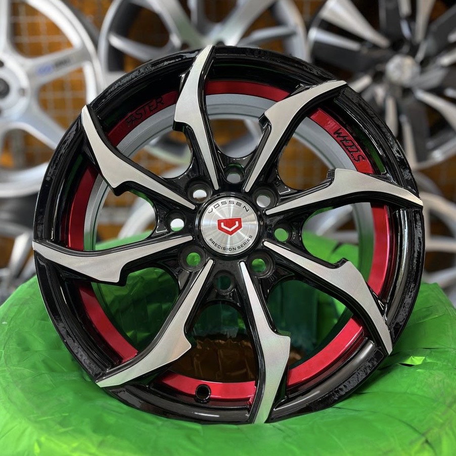 رینگ Vossen ووسن سایز 14 تراش نقره‌ای کد 1430جاپیچ100/114