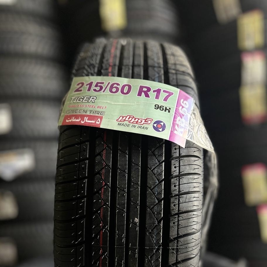 لاستیک کویر دولتی 215/60/17 طرح گل KB66 ساخت 2026